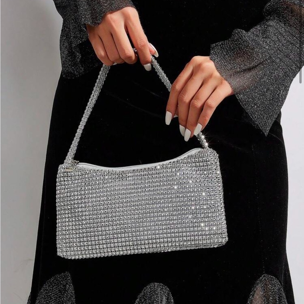 ✨BRAND NEW✨Shiny Rhinestone Decor Clutch Bag🪩